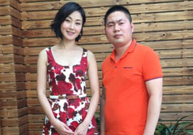 广州顺盈与明星合影